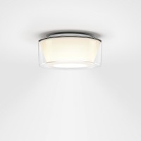 Serien.lighting Curling Ceiling M LED Deckenleuchte, 3000 K, Acryl klar, Reflektor: konisch opal (©serien.lighting)