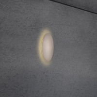 Escale Blade Mini LED Wand- / Deckenleuchte, Ø: 18 cm, mit Casambi-Modul, taupe eloxiert