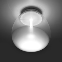Artemide Empatia Parete / Soffitto LED, Ø: 36 cm, Opalglas / weiß