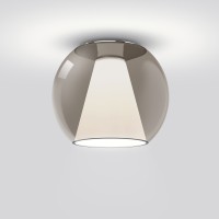 Serien.lighting Draft Ceiling M LED Deckenleuchte, Dim2Warm, Glas braun (©serien.lighting)