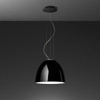Artemide Design Nur Mini Gloss LED Sospensione, schwarz glänzend
