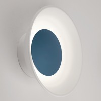 Zava Reverb LED Wand- / Deckenleuchte, weiß / ozeanblau