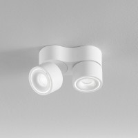Egger Licht DLS Lighting Clippo Duo LED Wand- / Deckenstrahler, Dim-to-Warm, weiß / weiß