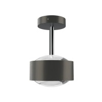 Top Light Puk Maxx Eye Ceiling LED Deckenleuchte, Gehäuse, Auslaufmodell, anthrazit lackiert / Chrom, mit Linse (nicht inbegriffen)