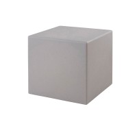 8 seasons design Shining Cube 33 LED Solardekoleuchte, grau, OFF