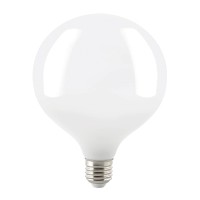 Sigor LED Filament Globelampe E27 opal, 11 W, 2700 K, dimmbar, Ø: 12,5 cm