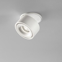 Egger Licht DLS Lighting Clippo EP LED Deckeneinbaustrahler, Dim-to-Warm, weiß / weiß