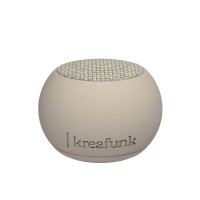 Kreafunk aGO Stone Bluetooth Lautsprecher, Ivory sand (sandfarben)