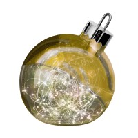 Sompex Ornament LED Dekoleuchte, Ø: 30 cm, Gold