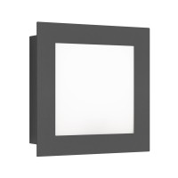 LCD Außenleuchten 3007 LED Wandleuchte, graphit, ohne Bewegungsmelder