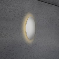 Escale Blade Mini LED Wand- / Deckenleuchte, Ø: 24 cm, mit Casambi-Modul, Silber matt eloxiert