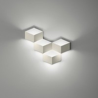 Vibia Fold 4204 LED Wandleuchte, cremeweiß matt