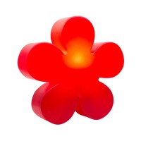 8 seasons design Shining Flower Solar- / Dekoleuchte, Ø: 40 cm, rot
