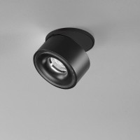 Egger Licht DLS Lighting Clippo EP LED Deckeneinbaustrahler, Dim-to-Warm, schwarz / schwarz