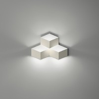 Vibia Fold 4202 LED Wandleuchte, cremeweiß matt