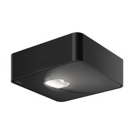 Nimbus Q One Aufbau LED Deckenleuchte Wallwasher, schwarz matt