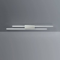 Bopp Delta LED Smart Home Deckenleuchte, Länge: 117 cm, Aluminium eloxiert