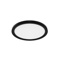 Mobilux Ambienta LED Wand- / Deckenleuchte, Ø: 33 cm, schwarz