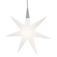 8 seasons design Shining Glory Star LED Dekoleuchte, Höhe: 70 cm, weiß