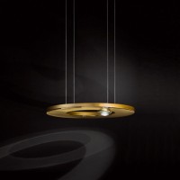 Cini & Nils Passepartout25 sopratavolo LED Pendelleuchte, mit Casambi, Gold poliert / matt