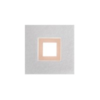 Grossmann Karree LED Wand- / Deckenleuchte, Aluminium, 1-flg., Dim-to-Warm, Rahmen: pastellkupfer