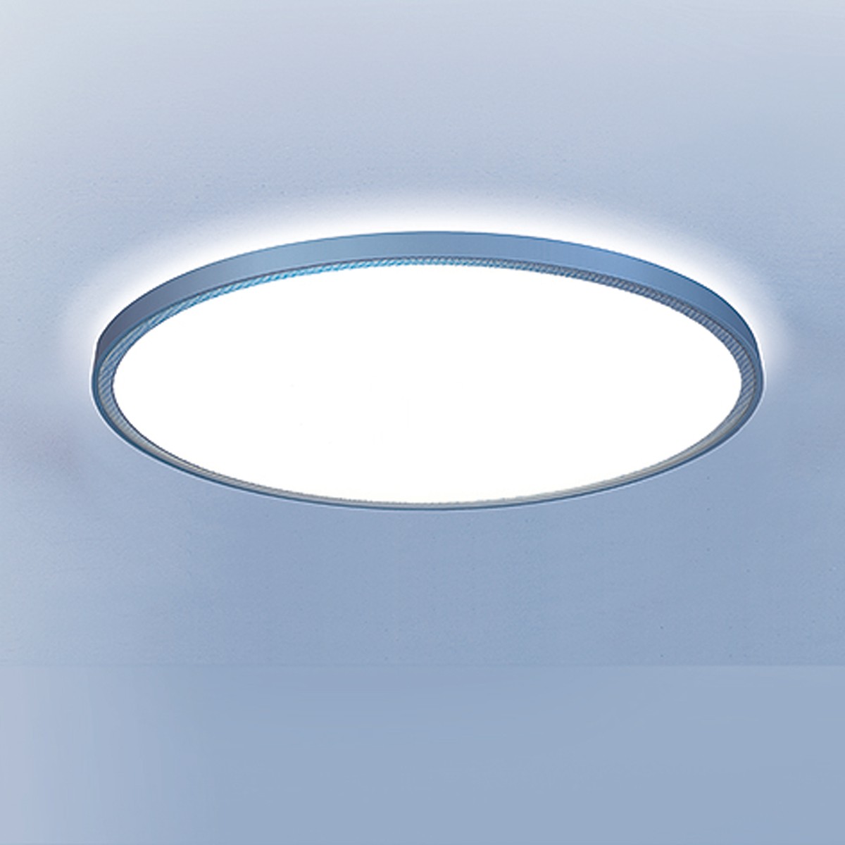 Lightnet Basic-X1 Superflat Deckenleuchte, Ø: 27 cm, Silber matt