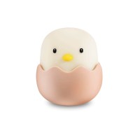 Niermann Standby Eggy Egg LED Nachtlicht / Akkuleuchte, weiß / rosa