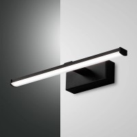 Fabas Luce Nala LED Wandleuchte, Länge: 30 cm, schwarz