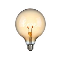 Sompex Home LED Filament Globelampe E27 Amber, 1,5 W, 2000 K, Ø: 12,5 cm
