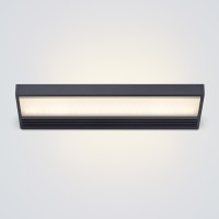 Serien.lighting SML² 300 Wall LED, schwarz lackiert, Gläser: satinée