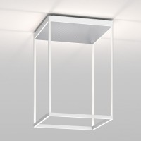 Serien.lighting Reflex² Ceiling M 450 LED Deckenleuchte, weiß, Reflektor: Struktur Silber (©serien.lighting)