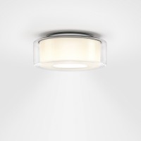 Serien.lighting Curling Ceiling M LED Deckenleuchte, 2700 K, Glas klar, Reflektor: zylindrisch opal (©serien.lighting)