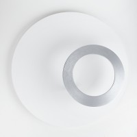 Icone Vera 66 LED Wand- / Deckenleuchte, Aluminium / weiß