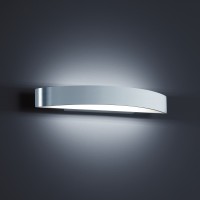 Helestra Yona LED Wandleuchte, Aluminium poliert, Länge: 37,5 cm