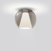 Serien.lighting Draft Ceiling S LED Deckenleuchte, Dim2Warm, Glas braun (©serien.lighting)