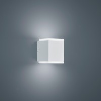 Helestra Kibo LED Außenwandleuchte, weiß matt