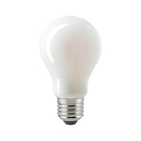 Sigor LED Filament Normallampe E27 opal, 7 W, 2700 K, dimmbar, Ø: 6 cm