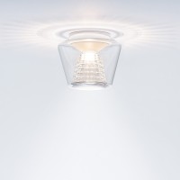 Serien.lightin Annex Ceiling Small LED Deckenleuchte, Schirm klar / Kristallglas