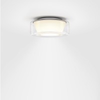 Serien.lighting Curling Ceiling S LED Deckenleuchte, 3000 K, Glas klar, Reflektor: konisch opal (©serien.lighting)
