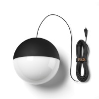 Flos String Light Sphere LED Pendelleuchte, App Control, schwarz