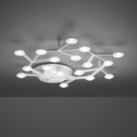 Artemide Design LED Net Circle Soffitto, App-kompatibel, weiß glänzend