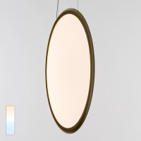 Artemide Design Discovery Vertical 100 LED Sospensione, Tunable White, Bronze gebürstet