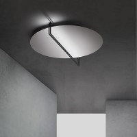 Icone Essenza 70 LED Deckenleuchte, weiß / schwarz 