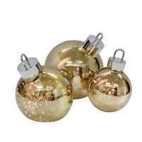 Sompex Ornament LED Dekoleuchte, 3-er Set, Gold