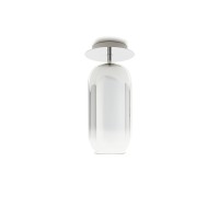 Artemide Gople Lamp Mini Soffitto, Aluminium, Schirm: Silber
