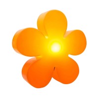 8 seasons design Shining Flower Solar- / Dekoleuchte, Ø: 40 cm, orange
