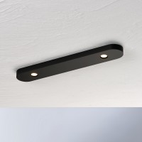 Bopp Close LED Deckenleuchte, 30 x 5 cm, schwarz eloxiert
