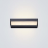 Serien.lighting SML² 220 Wall LED, schwarz lackiert, Gläser: satinée