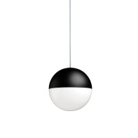 Flos String Light Sphere LED Pendelleuchte, schwarz