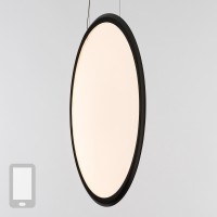 Artemide Design Discovery Vertical 100 LED Sospensione, App-kompatibel, schwarz
